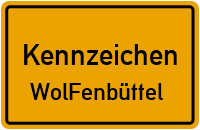 Wunschkennzeichen Wolfenbüttel reservieren