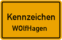 Wunschkennzeichen Wolfhagen reservieren