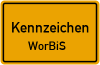 Wunschkennzeichen Worbis reservieren