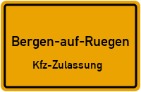 Zulassungsstelle Vorpommern, Rügen