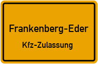 Zulassungsstelle Frankenberg