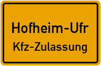 Zulassungsstelle Hofheim (Ufr)