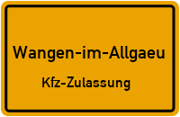 Zulassungsstelle Wangen