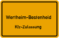 Zulassungsstelle Wertheim-Bestenheid