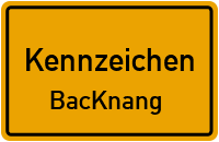 Kennzeichen Backnang reservieren Wunschkennzeichen Backnang reservieren
