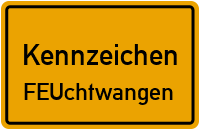 Kennzeichen Feuchtwangen reservieren Wunschkennzeichen Feuchtwangen reservieren