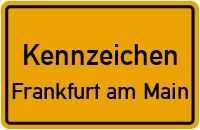 Kennzeichen Frankfurt Am Main reservieren Wunschkennzeichen Frankfurt Am Main reservieren