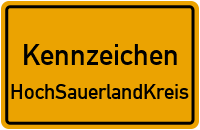Kennzeichen Hochsauerlandkreis reservieren Wunschkennzeichen Hochsauerlandkreis reservieren
