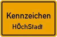 Kennzeichen HÖchstadt reservieren Wunschkennzeichen HÖchstadt reservieren