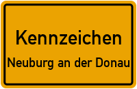 Kennzeichen Neuburg An Der Donau reservieren Wunschkennzeichen Neuburg An Der Donau reservieren