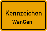 Kennzeichen Wangen reservieren Wunschkennzeichen Wangen reservieren