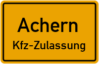 Zulassungsstelle Achern, Kennzeichen Wolfach Zulassungsstelle Wolfach
