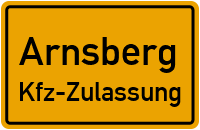Zulassungsstelle Arnsberg, Kennzeichen Hochsauerlandkreis Zulassungsstelle Hochsauerlandkreis