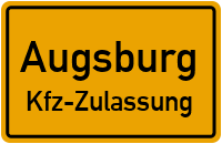 Zulassungsstelle Augsburg, Kennzeichen Augsburg Zulassungsstelle Augsburg