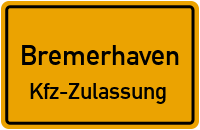 Zulassungsstelle Bremerhaven, Kennzeichen Hansestadt Bremen Zulassungsstelle Hansestadt Bremen