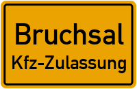 Zulassungsstelle Bruchsal, Kennzeichen Karlsruhe Zulassungsstelle Karlsruhe