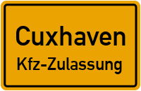 Zulassungsstelle Cuxhaven, Kennzeichen Cuxhaven Zulassungsstelle Cuxhaven