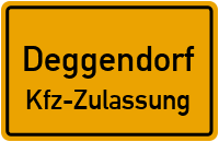 Zulassungsstelle Deggendorf, Kennzeichen Deggendorf Zulassungsstelle Deggendorf