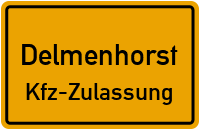 Zulassungsstelle Delmenhorst, Kennzeichen Delmenhorst Zulassungsstelle Delmenhorst
