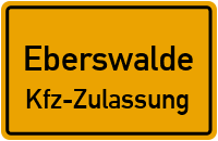 Zulassungsstelle Eberswalde, Kennzeichen Eberswalde Zulassungsstelle Eberswalde