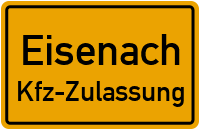 Zulassungsstelle Eisenach, Kennzeichen Wartburgkreis Zulassungsstelle Wartburgkreis