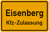 Zulassungsstelle Eisenberg, Kennzeichen Stadtroda Zulassungsstelle Stadtroda