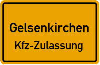 Zulassungsstelle Gelsenkirchen, Kennzeichen Gelsenkirchen Zulassungsstelle Gelsenkirchen