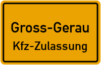 Zulassungsstelle Groß-Gerau, Kennzeichen Gross-gerau Zulassungsstelle Gross-gerau