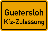 Zulassungsstelle Gütersloh, Kennzeichen Gütersloh Zulassungsstelle Gütersloh