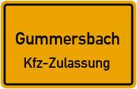 Zulassungsstelle Gummersbach, Kennzeichen Gummersbach Zulassungsstelle Gummersbach