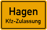 Zulassungsstelle Hagen, Kennzeichen Hagen Zulassungsstelle Hagen