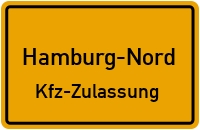 Zulassungsstelle Hamburg-Nord, Kennzeichen Hamburg Zulassungsstelle Hamburg