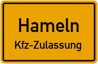 Zulassungsstelle Hameln-Pyrmont, Kennzeichen Hameln Zulassungsstelle Hameln
