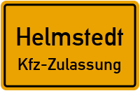 Zulassungsstelle Helmstedt, Kennzeichen Helmstedt Zulassungsstelle Helmstedt