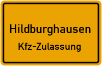 Zulassungsstelle Hildburghausen, Kennzeichen Hildburghausen Zulassungsstelle Hildburghausen