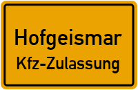 Zulassungsstelle Hofgeismar, Kennzeichen Wolfhagen Zulassungsstelle Wolfhagen