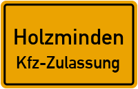 Zulassungsstelle Holzminden, Kennzeichen Holzminden Zulassungsstelle Holzminden