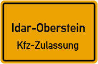 Zulassungsstelle Idar-Oberstein, Kennzeichen Birkenfeld Zulassungsstelle Birkenfeld
