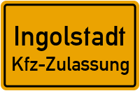 Zulassungsstelle Ingolstadt, Kennzeichen Ingolstadt Zulassungsstelle Ingolstadt