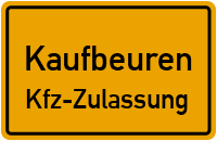 Zulassungsstelle Kaufbeuren, Kennzeichen Kaufbeuren Zulassungsstelle Kaufbeuren