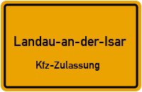Zulassungsstelle Landau a.d.Isar, Kennzeichen Dingolfing Zulassungsstelle Dingolfing