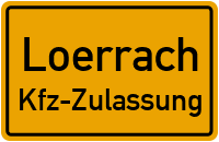 Zulassungsstelle Lörrach, Kennzeichen LÖrrach Zulassungsstelle LÖrrach