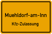 Zulassungsstelle Mühldorf am Inn, Kennzeichen Wasserburg Zulassungsstelle Wasserburg