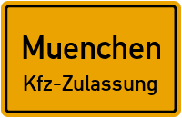 Zulassungsstelle München (Stadt), Kennzeichen München Zulassungsstelle München