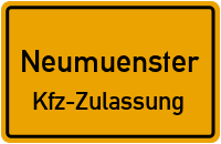 Zulassungsstelle Neumünster, Kennzeichen Neumünster Zulassungsstelle Neumünster