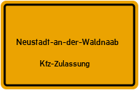 Zulassungsstelle Neustadt an der Waldnaab, Kennzeichen Vohenstrauss Zulassungsstelle Vohenstrauss