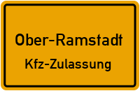 Zulassungsstelle Ober-Ramstadt, Kennzeichen Dieburg Zulassungsstelle Dieburg