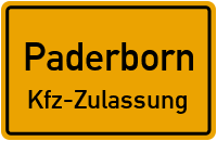 Zulassungsstelle Paderborn, Kennzeichen Paderborn Zulassungsstelle Paderborn