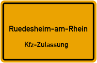 Zulassungsstelle Rüdesheim am Rhein, Kennzeichen Schwalbach Zulassungsstelle Schwalbach