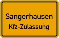 Zulassungsstelle Sangerhausen, Kennzeichen Sangerhausen Zulassungsstelle Sangerhausen